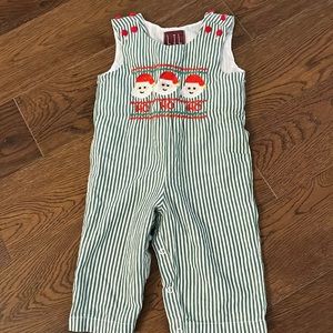 Lil Cactus Santa Christmas Jon Jon 6-12 months ECU